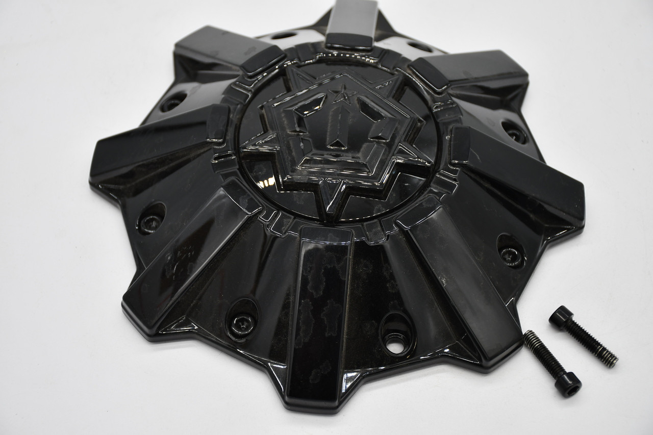 TIS Gloss Black Wheel Center Cap Hub Cap 943S05 8.375" TIS 538