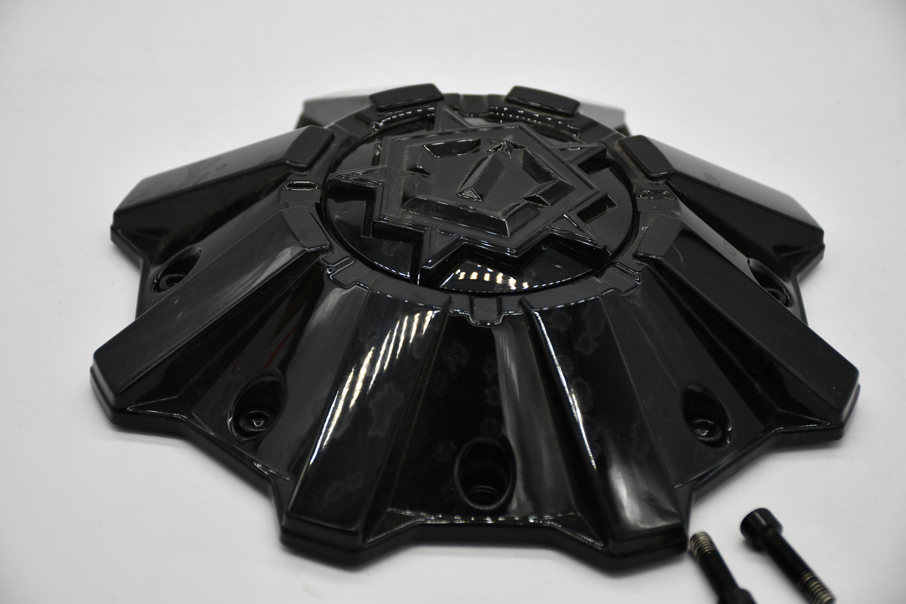 TIS Gloss Black Wheel Center Cap Hub Cap 943S05 8.375" TIS 538