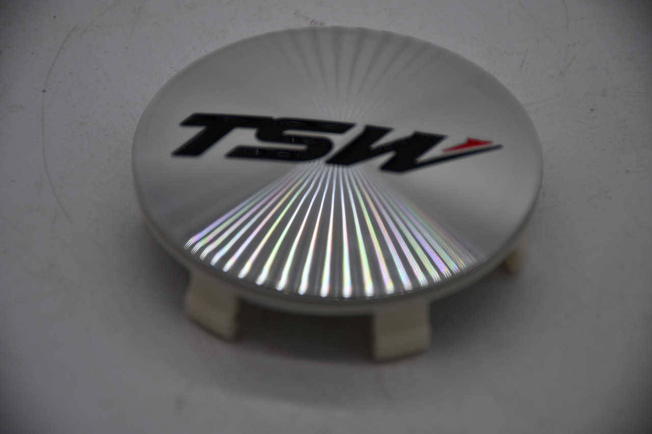 TSW Silver Machined Wheel Center Cap Hub Cap UCCPCF82C 3" 5x112 Brooklands Sebring Rivage Chrono Chican Vale Clypse Silverstone Nurburgring Bathurst Mechanica