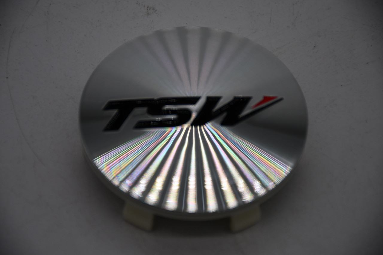 TSW Silver Machined Wheel Center Cap Hub Cap UCCPCF82C 3" 5x112 Brooklands Sebring Rivage Chrono Chican Vale Clypse Silverstone Nurburgring Bathurst Mechanica