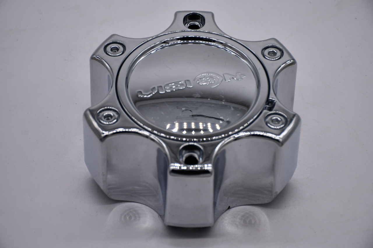 Vision Chrome Wheel Center Cap Hub Cap U375-6CDOC 6" Warrior 375 6 Lug Tall 6x135 6x5.5