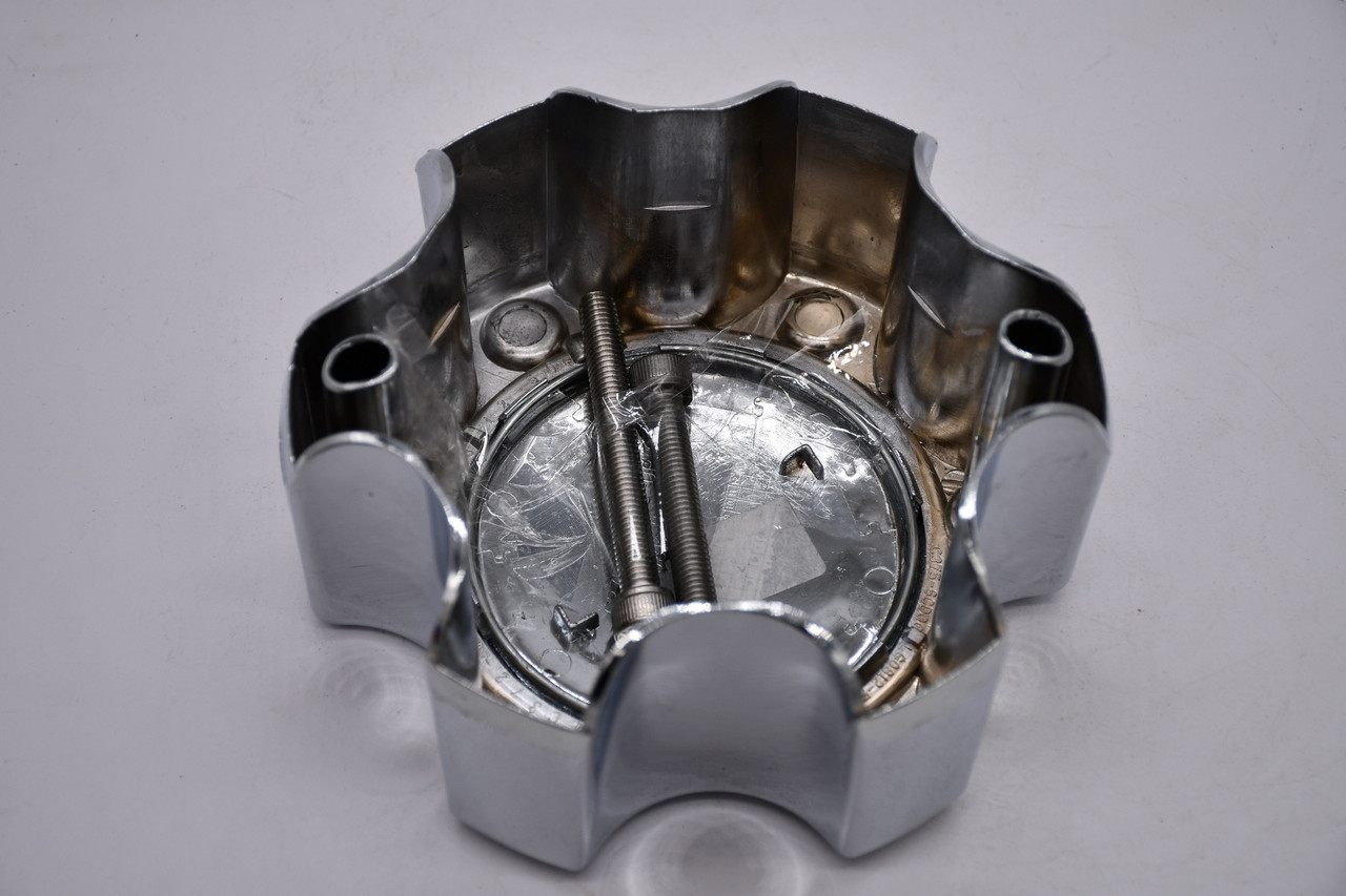 Vision Chrome Wheel Center Cap Hub Cap U375-6CDOC 6" Warrior 375 6 Lug Tall 6x135 6x5.5