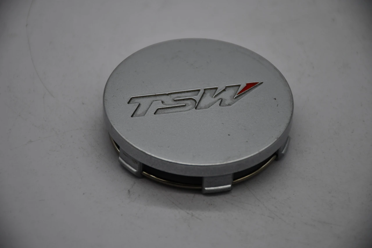 TSW Silver Wheel Center Cap Hub Cap 004K62(C1) 2.5" Snap In