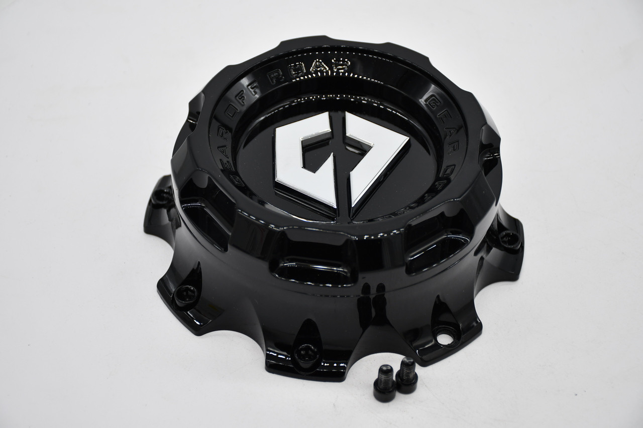 Gear Gloss Black Wheel Center Cap Hub Cap G21COVER-8H 6.25" 8 Lug