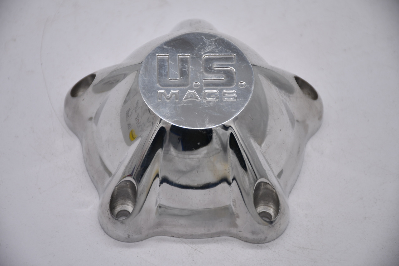 US Mags Polished Wheel Center Cap Hub Cap M-695 4"