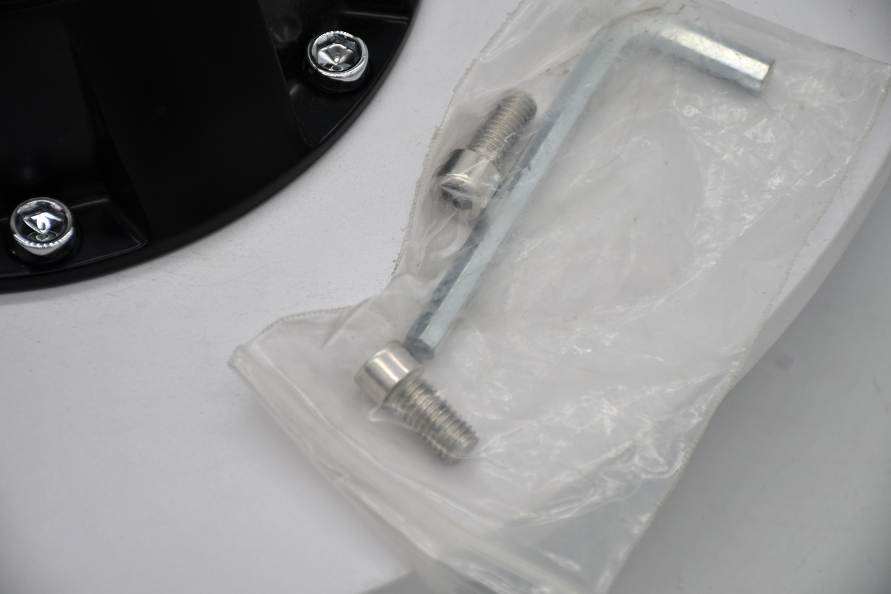 XF Matte Black Wheel Center Cap Hub Cap C276L82S-FB 7.25" XF-204 XF-219 17/18 5/6 & XF212 20" 5/6