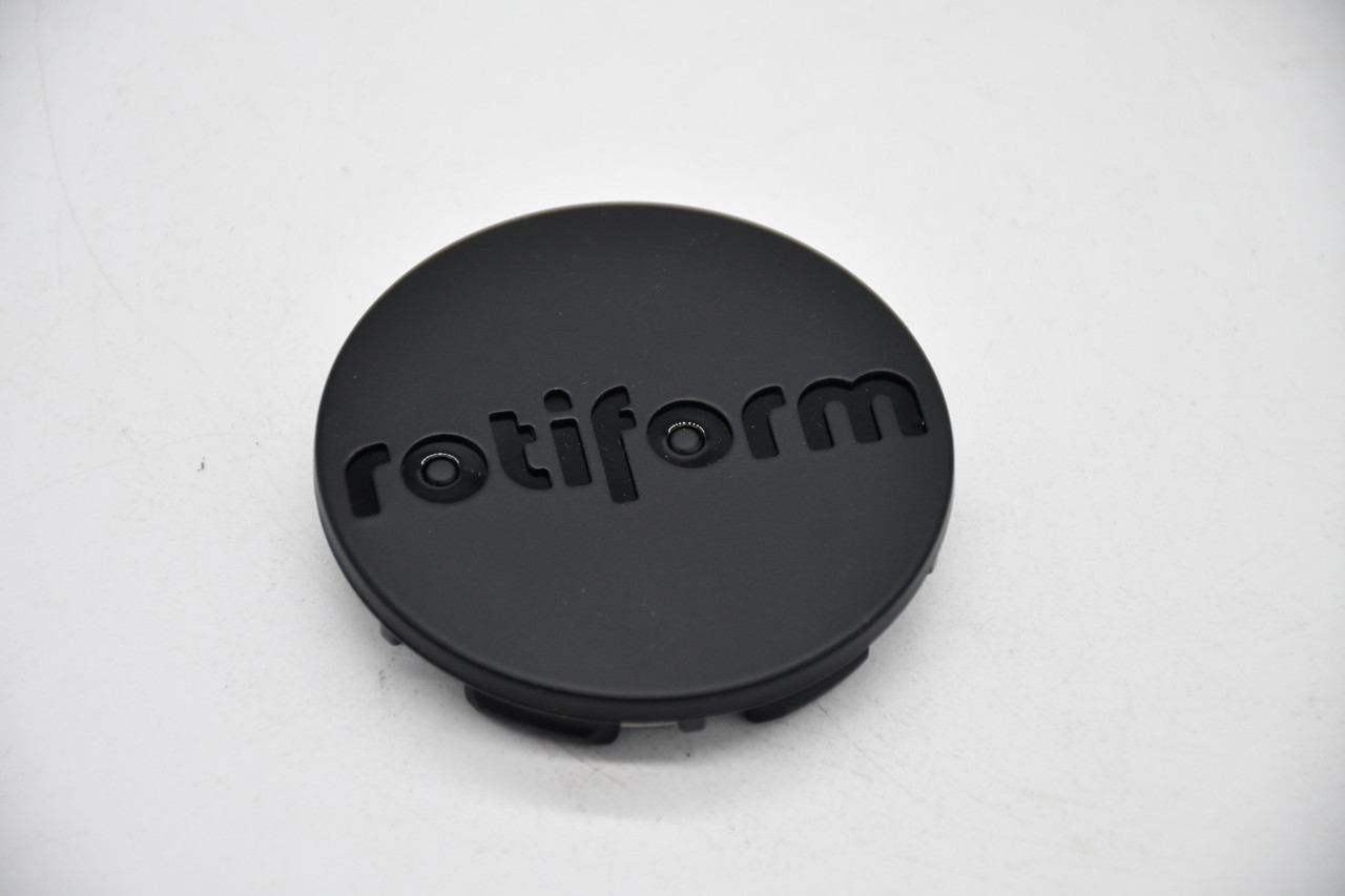 Rotiform Matte Black Wheel Center Cap Hub Cap U1003-40MB 2.375" BLQ FLG SPF KPS