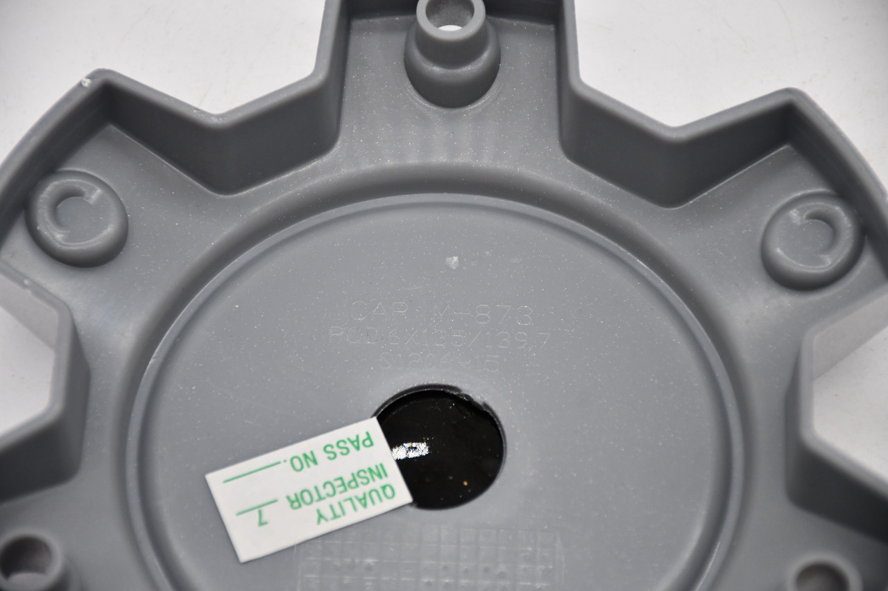 Black Rhino Silver Wheel Center Cap Hub Cap CCBR613540SFLAT 5.5" 6 Lug