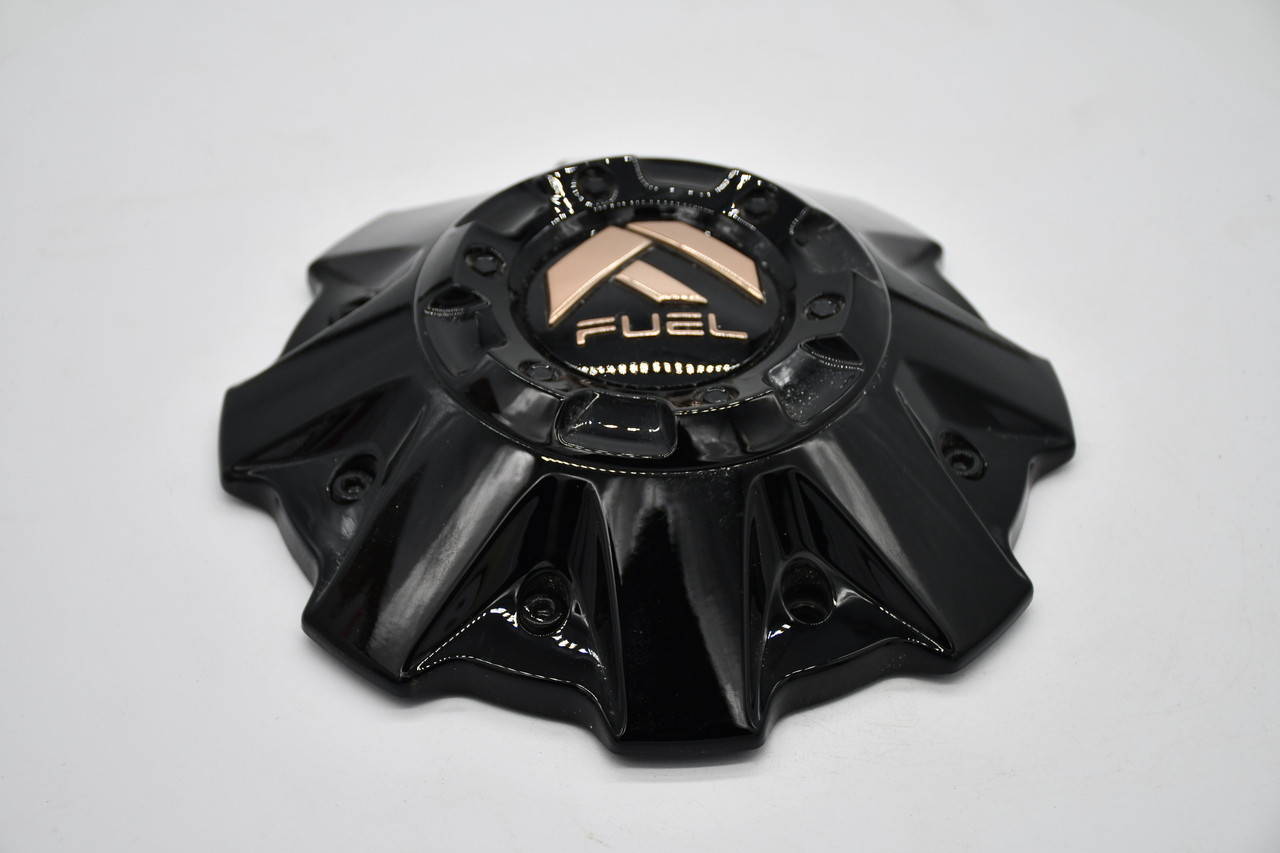 Fuel Arc Wheel Center Cap U1001-63GBPZB – Gloss Black Center Cap with Bronze Fuel Logo