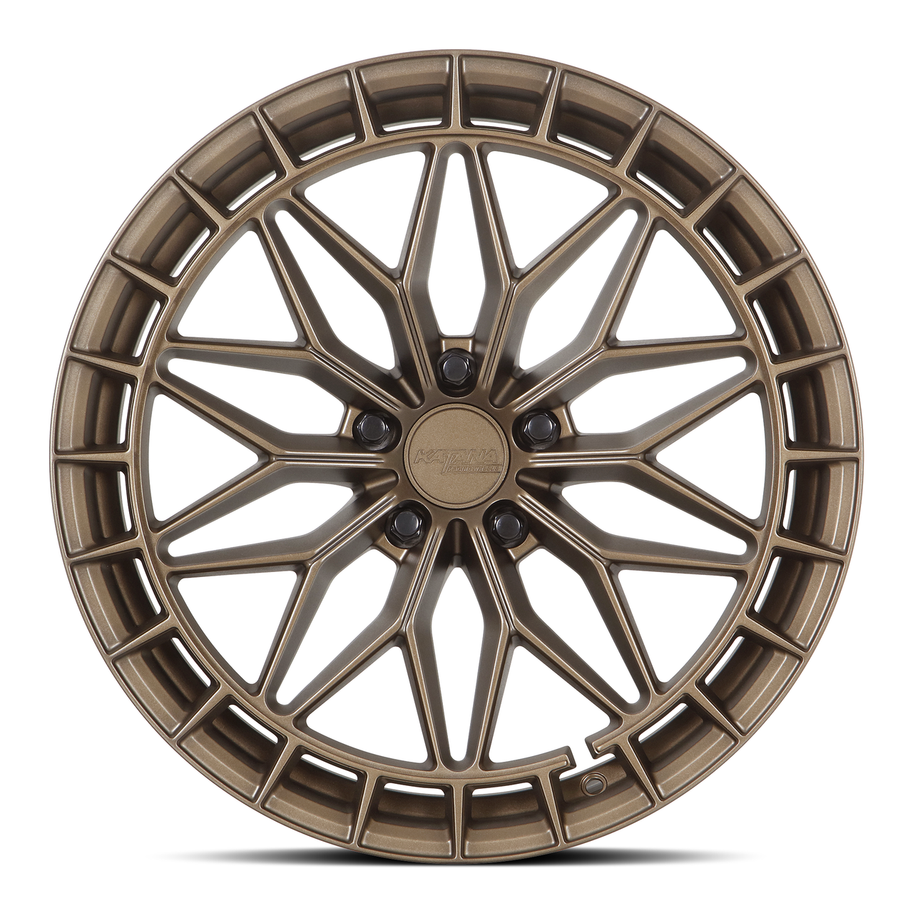 17" Katana Racing KR12 Matte Bronze Wheel 17x7.5 5x100 40mm Racing Rim
