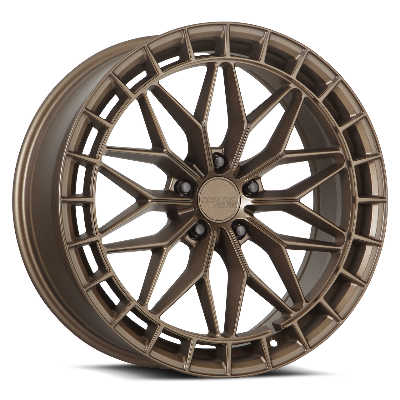 Set 4 20" Katana Racing KR12 Matte Bronze Wheels 20x8.5 5x120 40mm Racing Rims