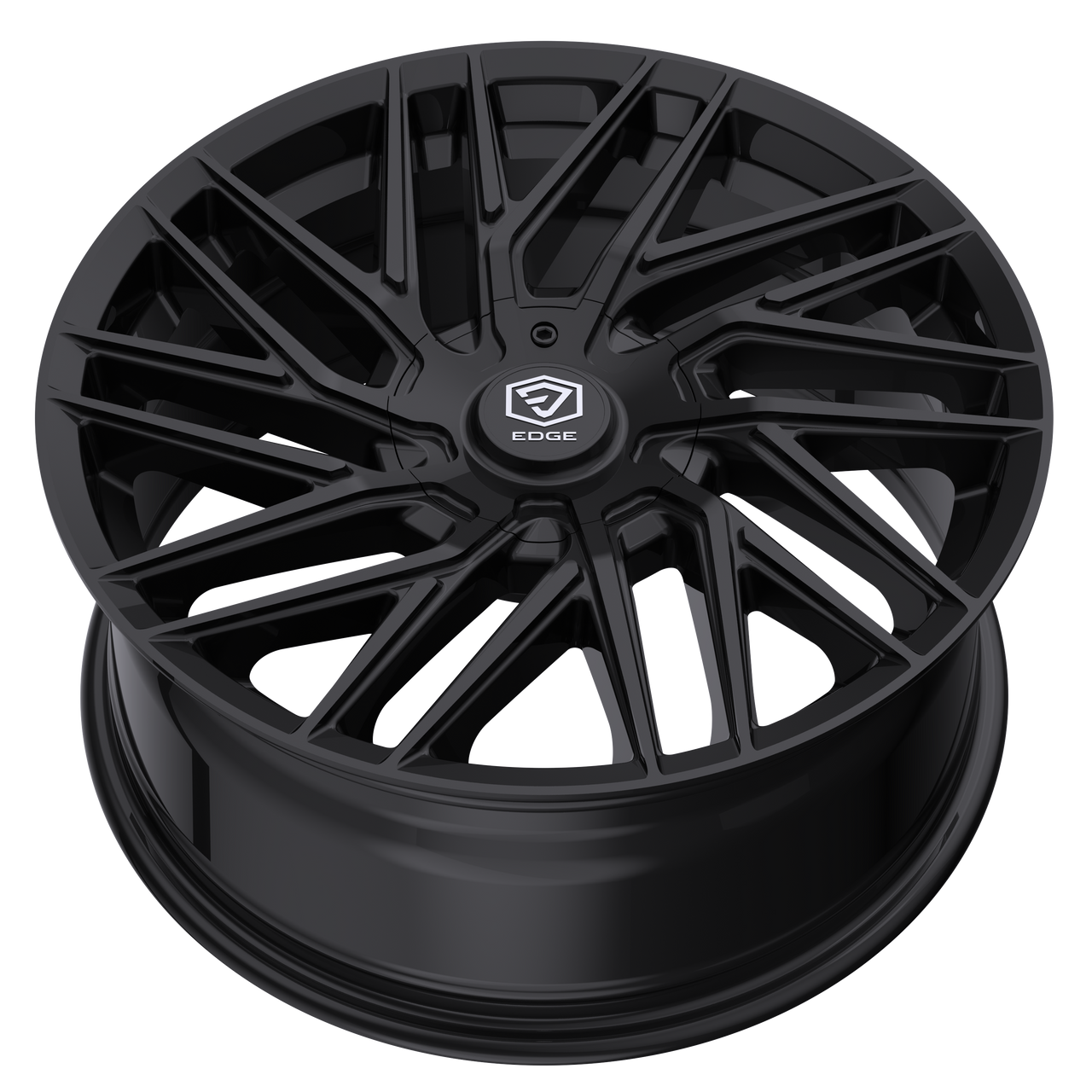 17" Edge Street 355B Gloss Black Wheel 17x7.5 5x4.5 (5x114.3) 5x120 40mm Rim