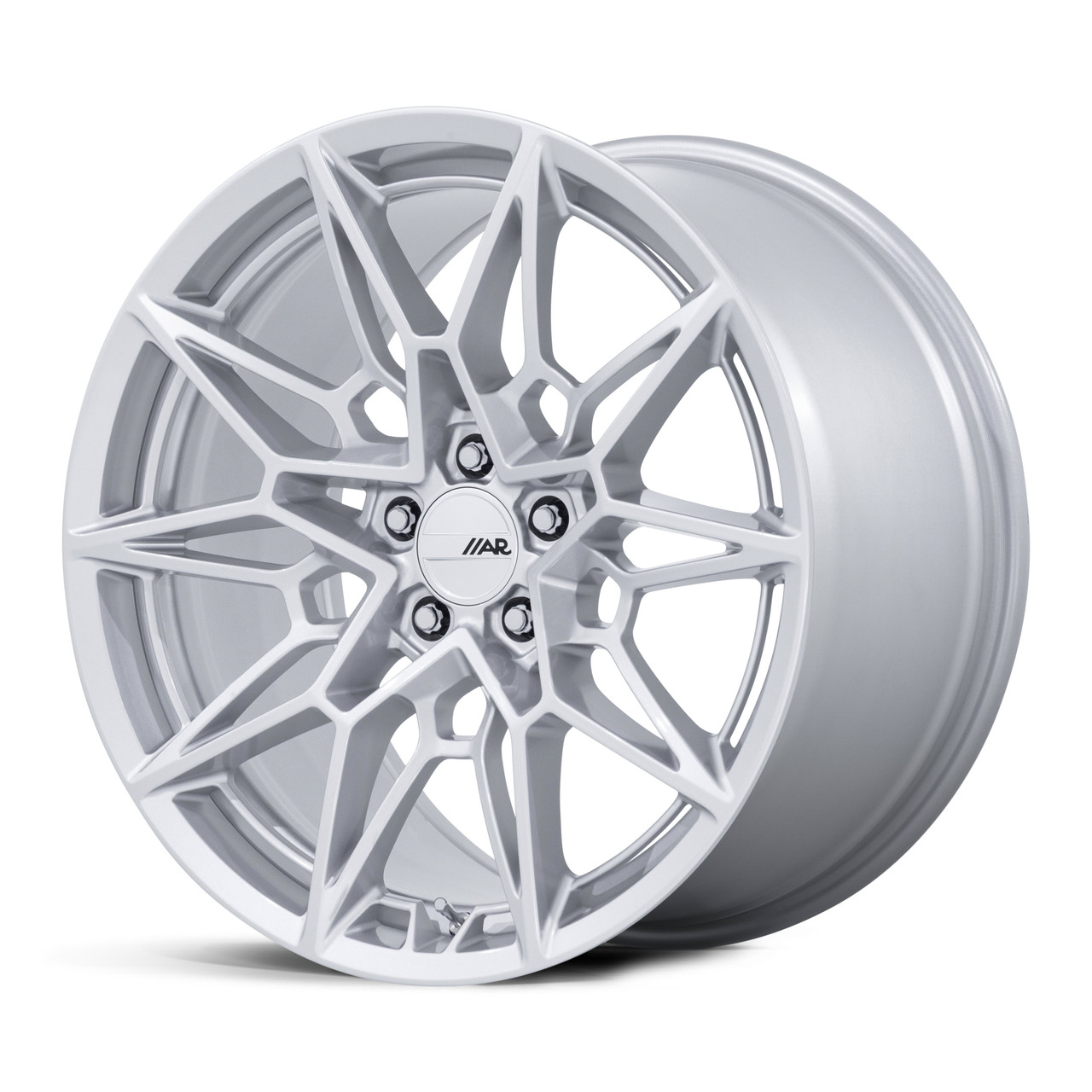 20" American Racing AR955 Stampede Gloss Silver 20x10 5x4.5 (5x114.3) 35mm Wheel