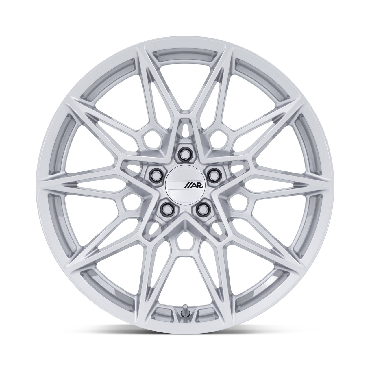 19" American Racing AR955 Stampede Gloss Silver 19x10 5x4.5 (5x114.3) 35mm Wheel