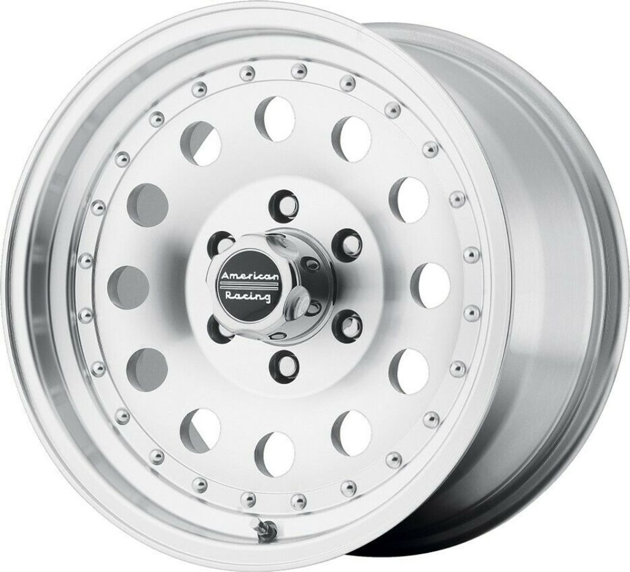 Set 4 14" American Racing AR62 Outlaw II 14x7 5x4.5 0mm Wheels Machined Rims