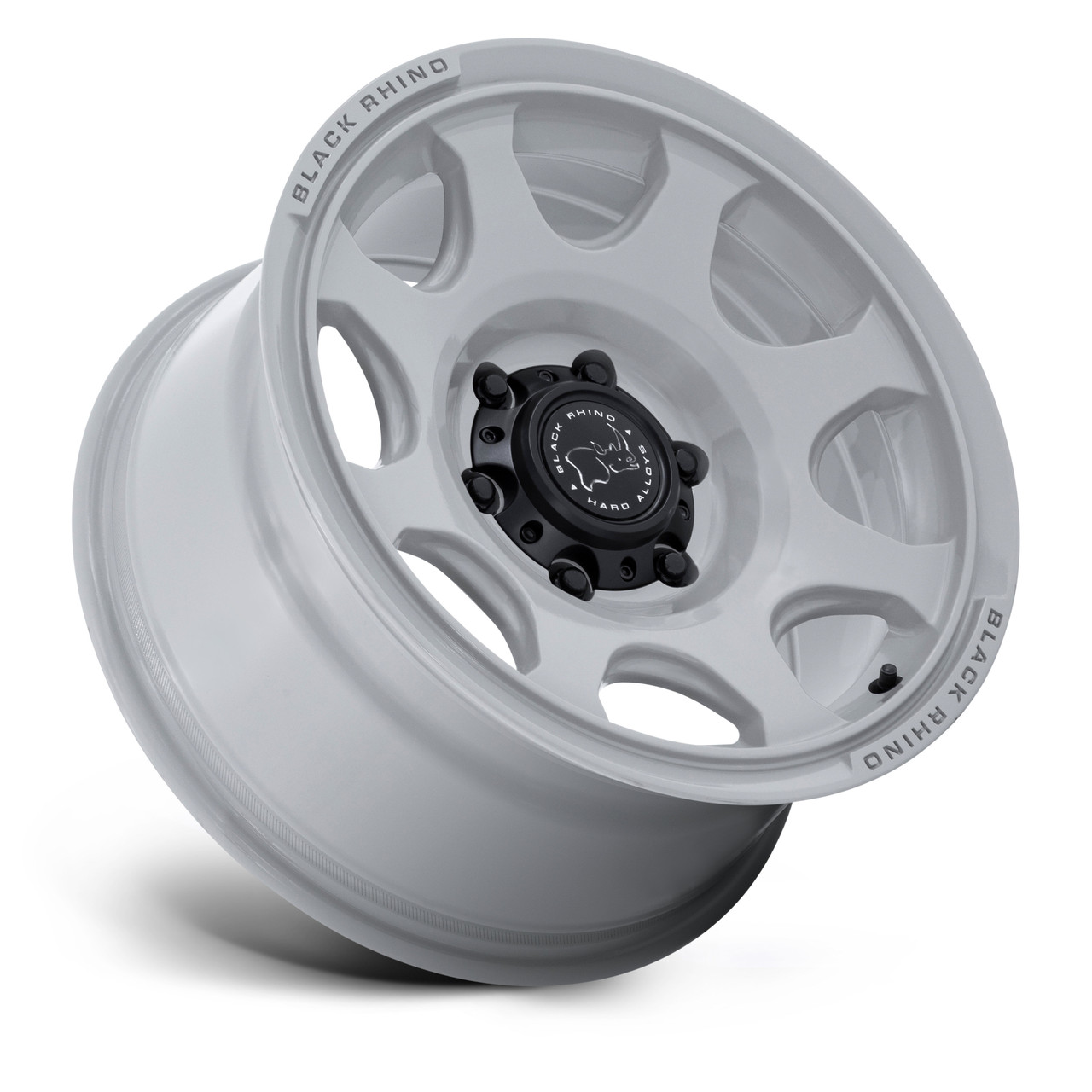 Set 4 17" Black Rhino BR037 Tembo Grayspace 17x8.5 Wheels 5x5 (5x127) 0mm Rims