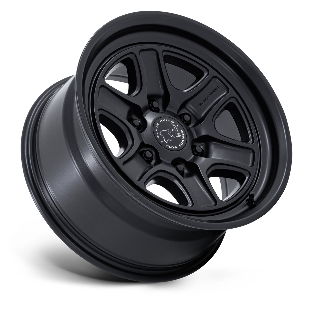 17" Black Rhino BR032 Echo Matte Black 17x8.5 Wheel 6x5.5 (6x139.7) 0mm Rim