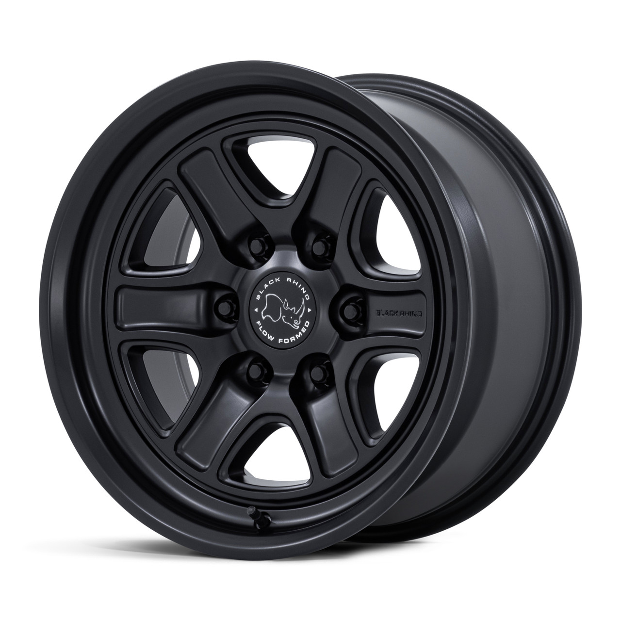 17" Black Rhino Hard Alloys BR032 Echo Matte Black 17x8.5 Wheel 6x135 25mm Rim