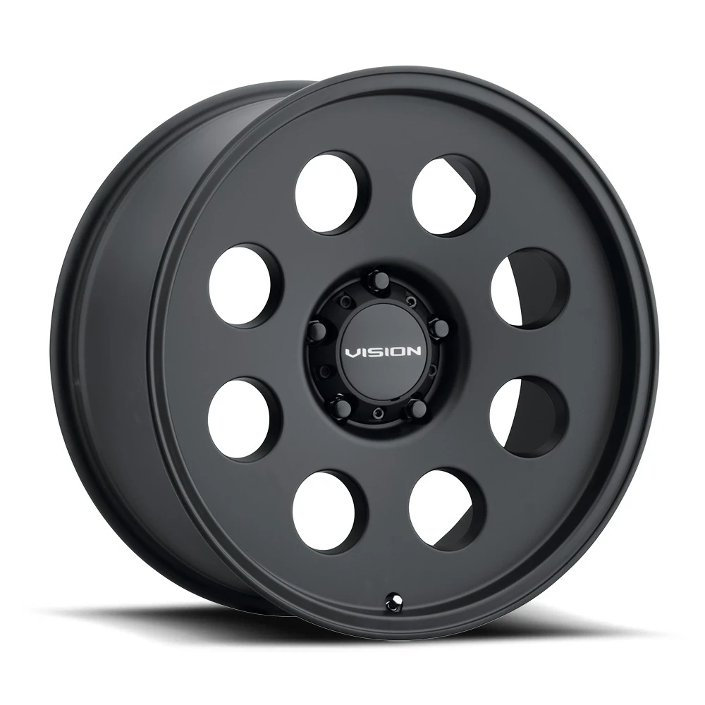 15" Vision 56 Midway Satin Black 15x10 Wheel 5x4.5 (5x114.3) 15mm Offroad Rim