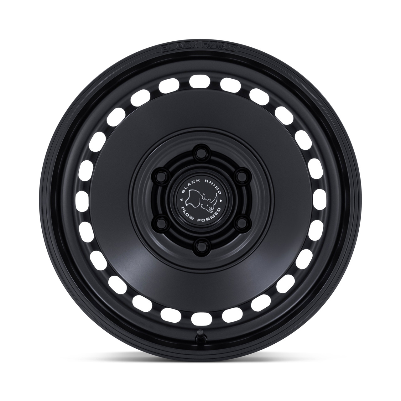 Set 4 17" Black Rhino BR036 Basin Matte Black 17x8.5 6x5.5 (6x139.7) 0mm Wheels Offroad Truck SUV Rims
