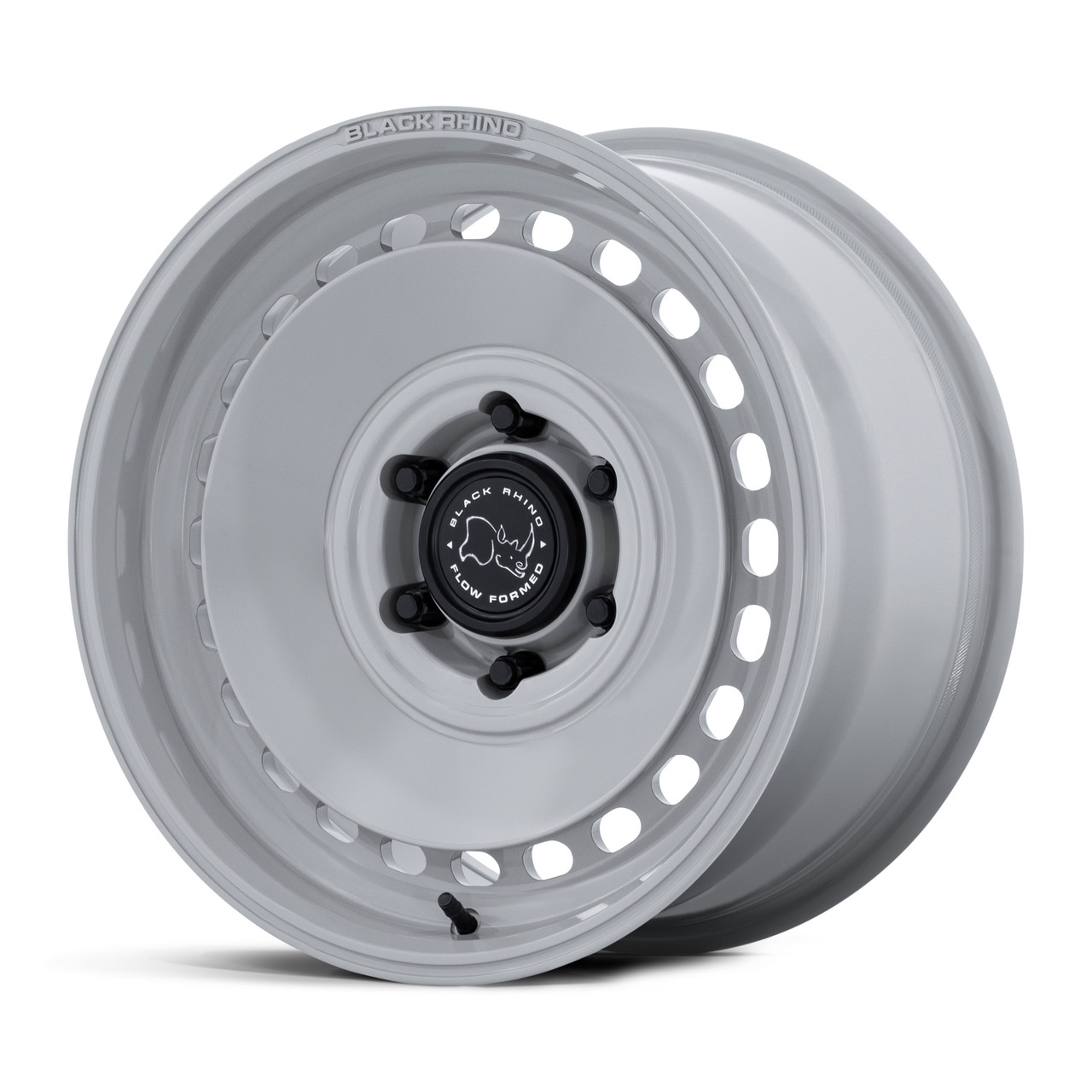 17" Black Rhino Hard Alloys BR036 Basin Grayspace 17x8 Wheel 6x130 32mm Rim