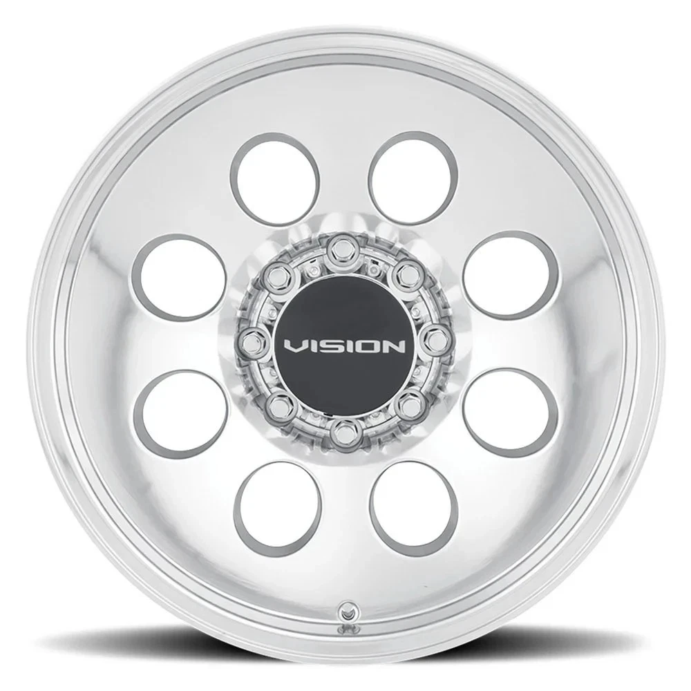 18" Vision 56 Midway Polished 18x9 Wheel 8x170 12mm Offroad For Ford Truck Rim