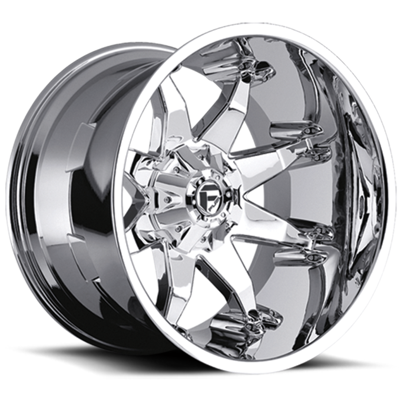 Set 4 Fuel D508 Octane 20x12 6x135 6x5.5 Chrome Plated Wheels 20" -44mm Rims