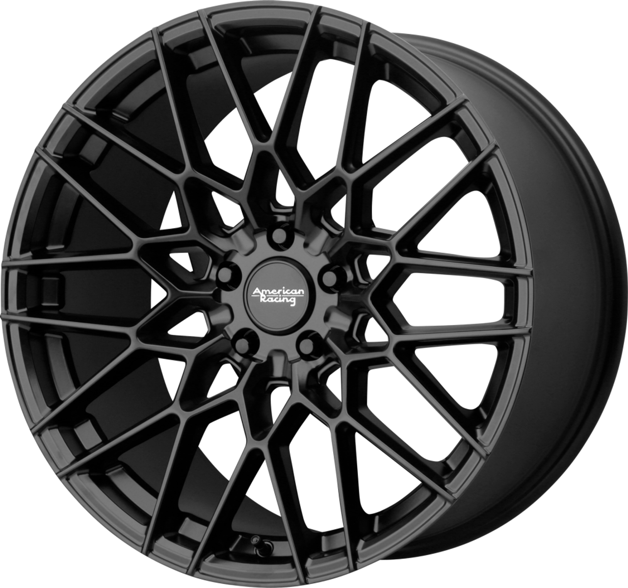 Set 4 American Racing AR927 Barrage 20x10.5 5x4.5 Satin Black Wheels 20" 45mm