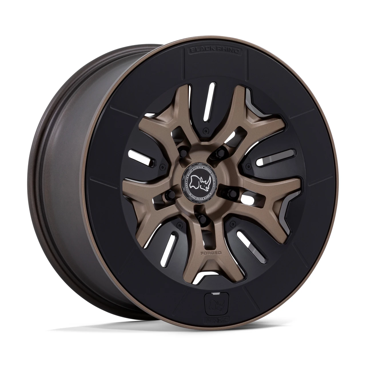 Set 4 20" Black Rhino BR406 Rockledge Matte Bronze 20x8.5 Wheels 5x5.5 35mm Rims Offroad Truck Wheels