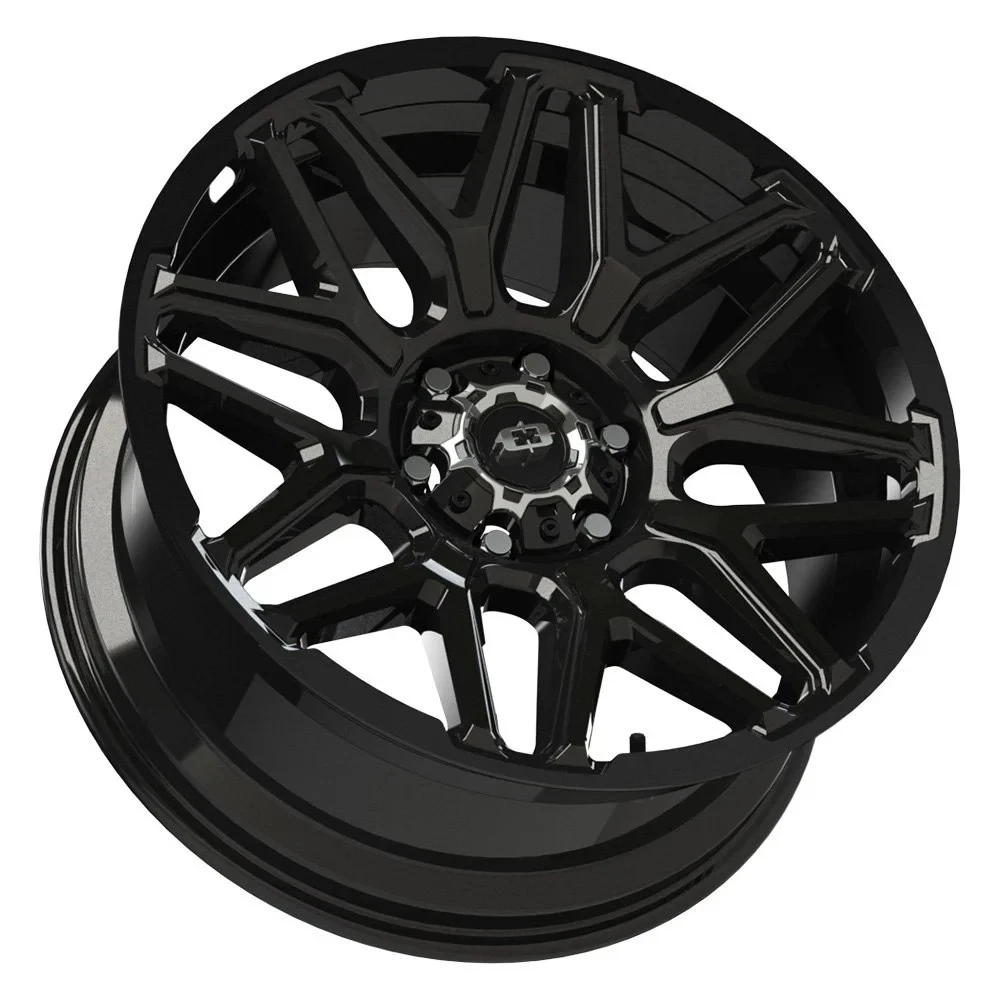 20" Vision 305 Rekluse Gloss Black 20x10 Wheel 6x135 -25mm Offroad Truck SUV Rim