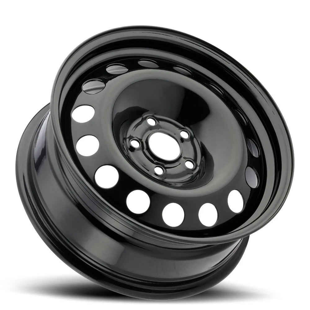16" Vision SW60 Steel Black 16x6.5 Wheel 5x4.5 (5x114.3) 39mm Rim