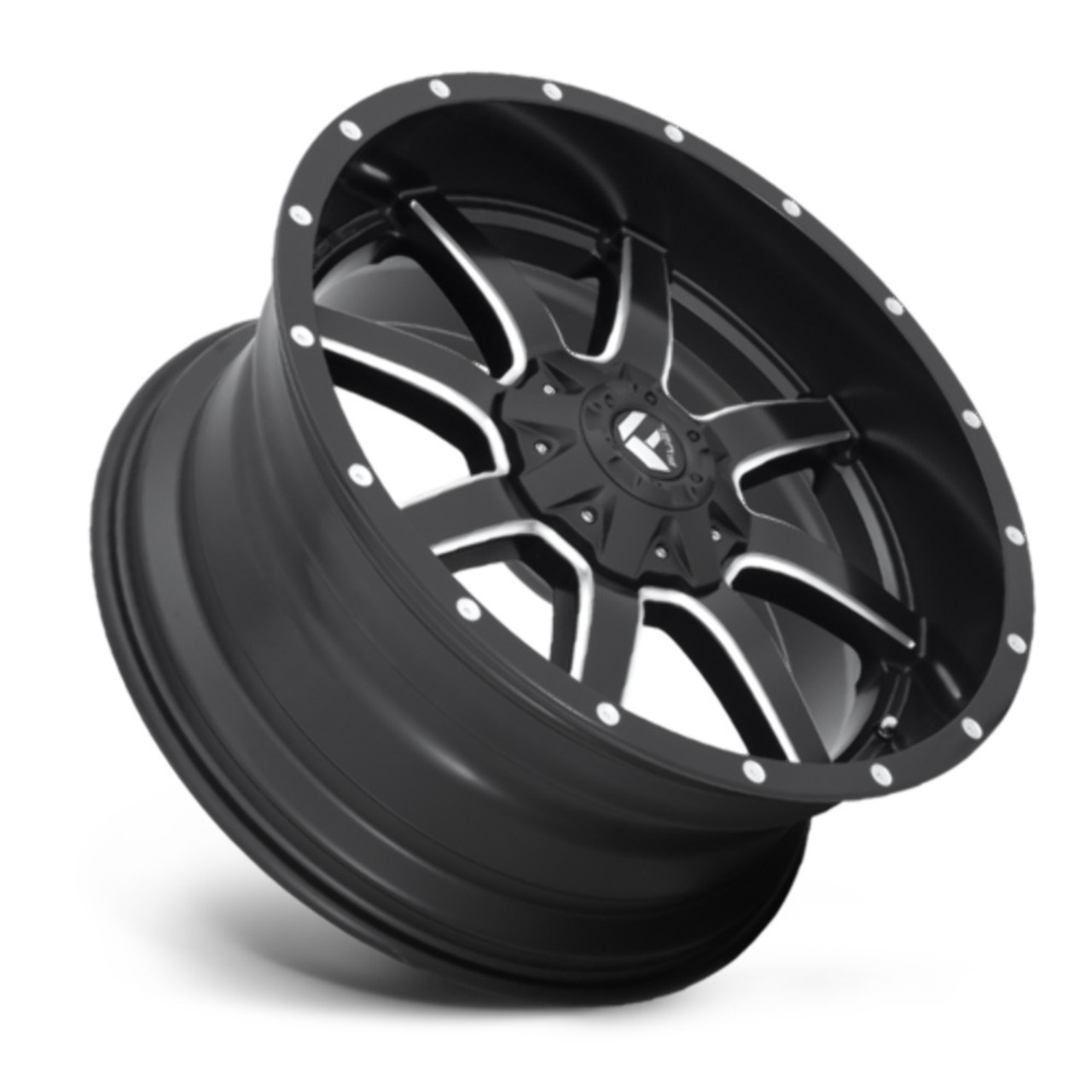 Set 4 Fuel D538 Maverick 20x9 8x6.5 Matte Black Milled Wheels 20" 1mm Rims