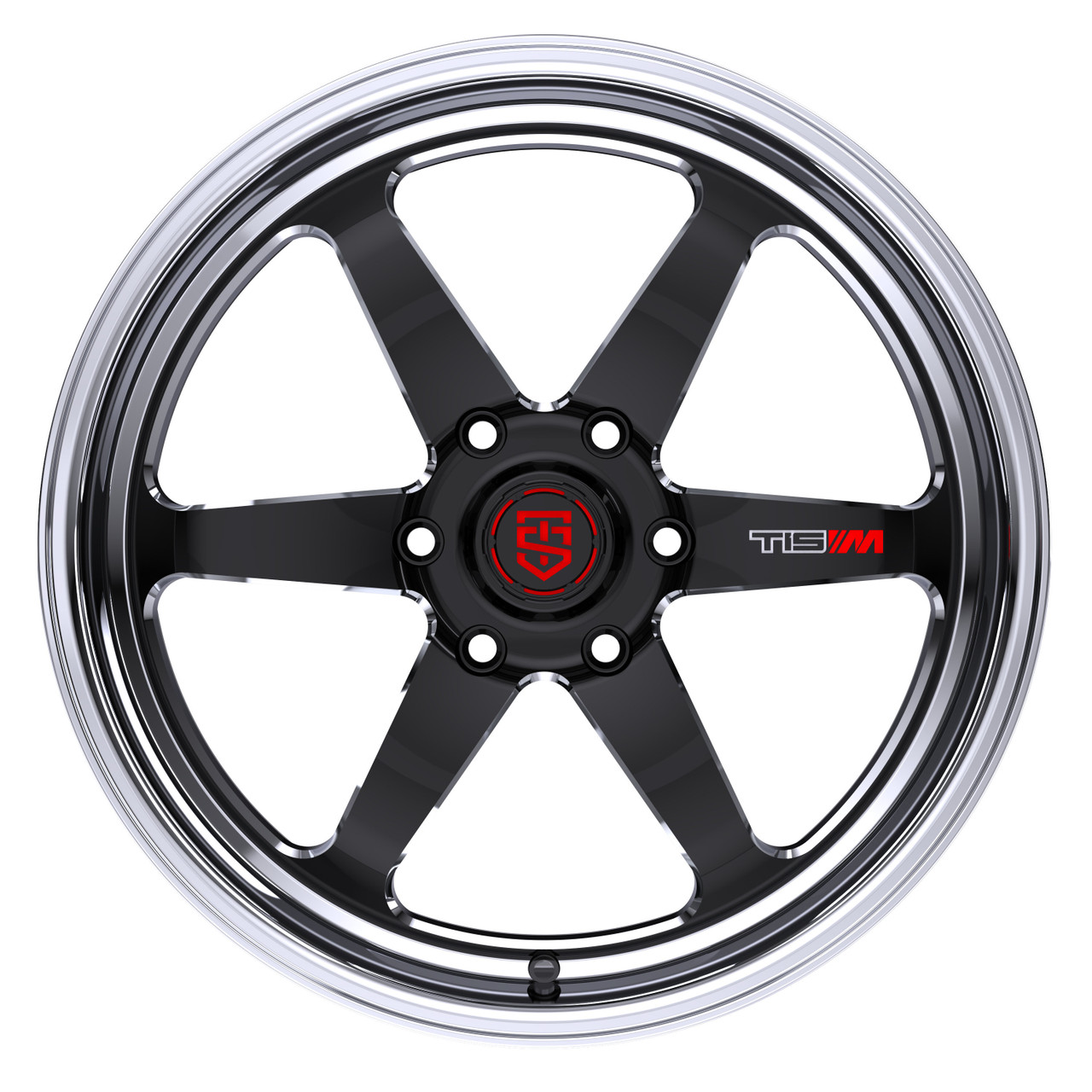 Set 4 20" TIS Motorsports 508BM Gloss Black Milled Accents 20x9.5 6x5.5 20mm Rims Truck SUV Wheels