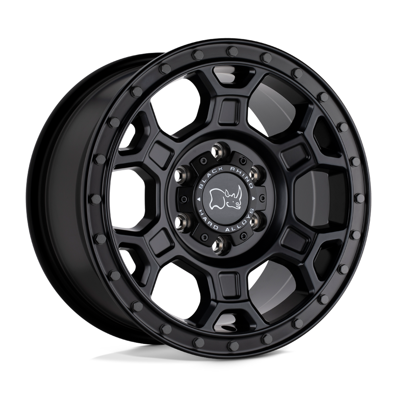 Black Rhino Midhill 17x8 5x130 Matte Black W/ Gunmetal Bolts Wheel 17" 45mm Rim