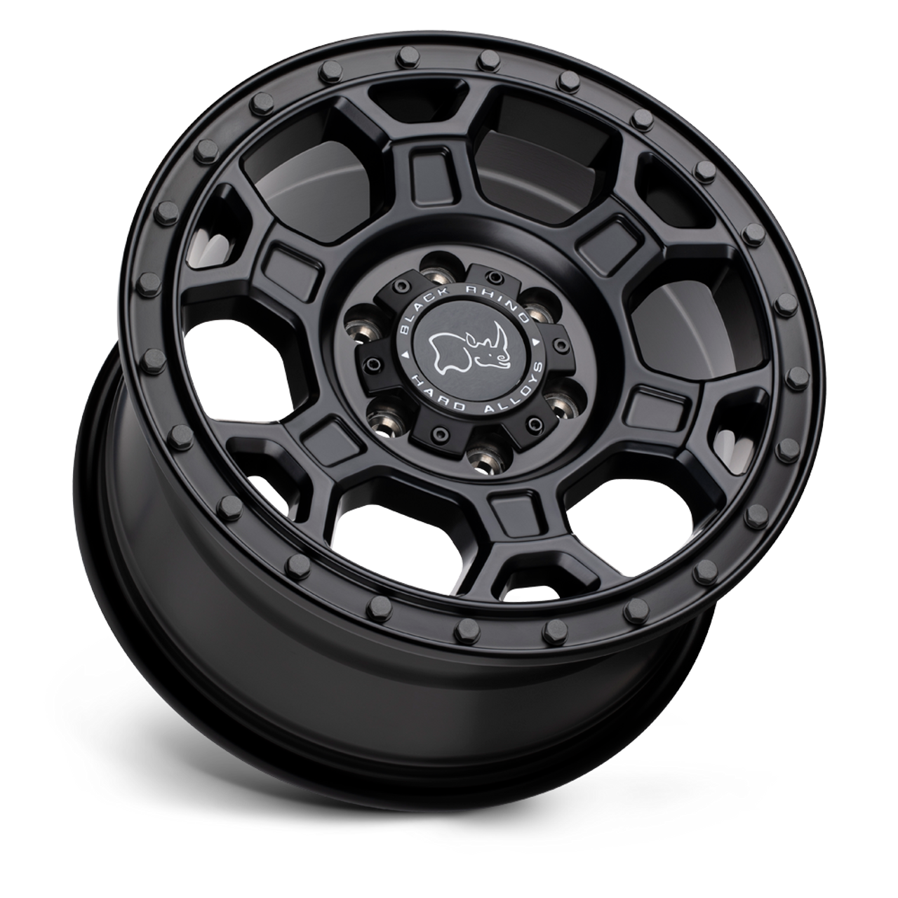 Black Rhino Midhill 17x8 5x130 Matte Black W/ Gunmetal Bolts Wheel 17" 45mm Rim