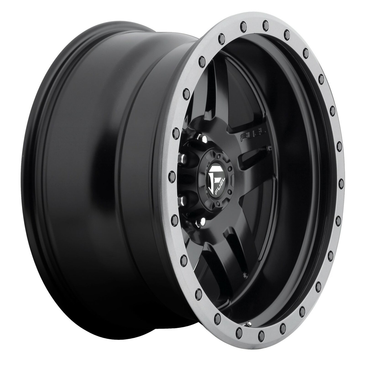 Set 4 18" Fuel D557 Anza 18x8 5x110 Matte Black Gunmetal Ring Wheels  27mm