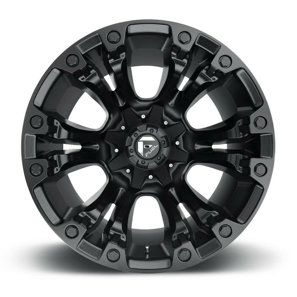 Set 4 18" Fuel D560 Vapor 18x9 8x170 Matte Black Wheels 1mm Offroad Truck Rims