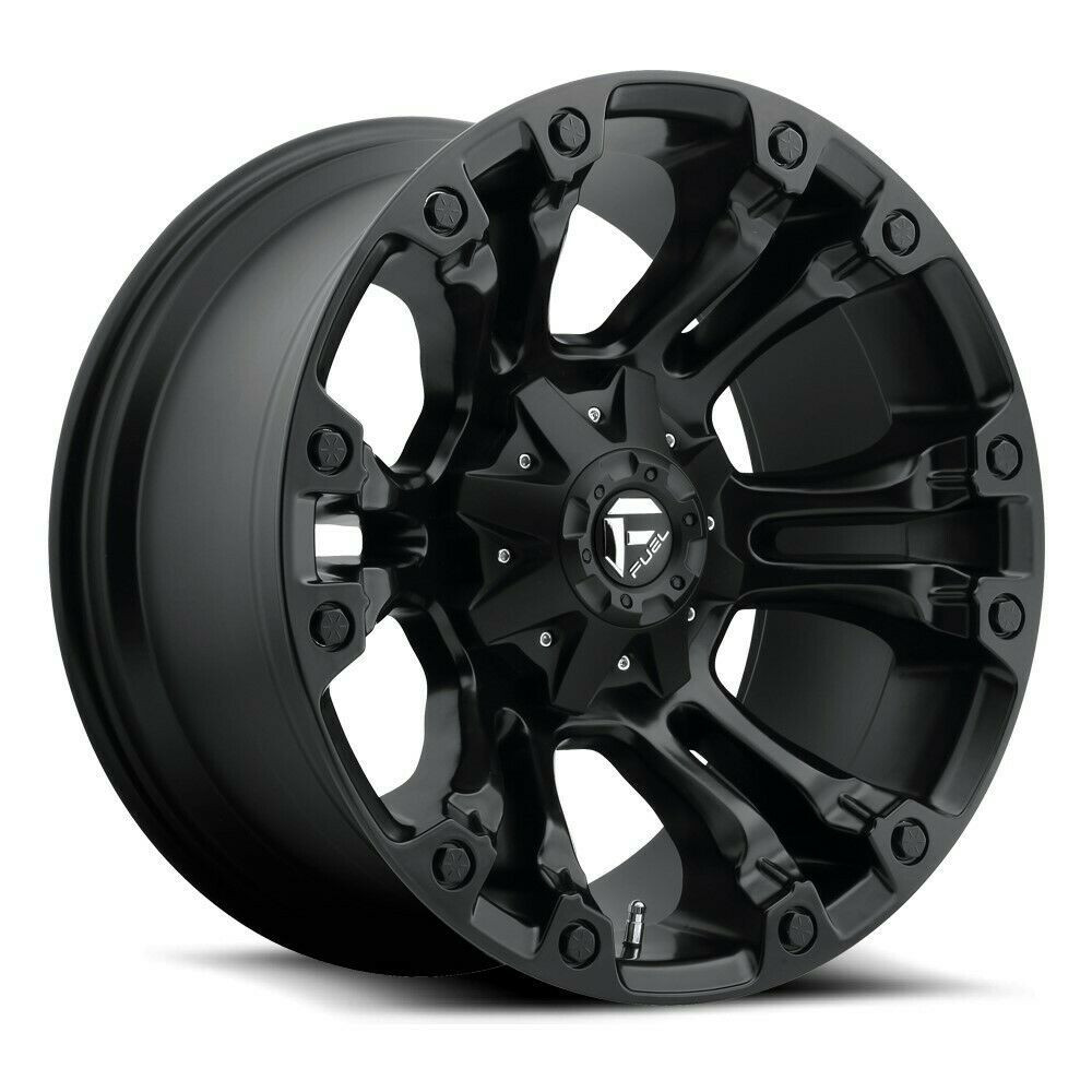 Set 4 18" Fuel D560 Vapor 18x9 8x170 Matte Black Wheels 1mm Offroad Truck Rims