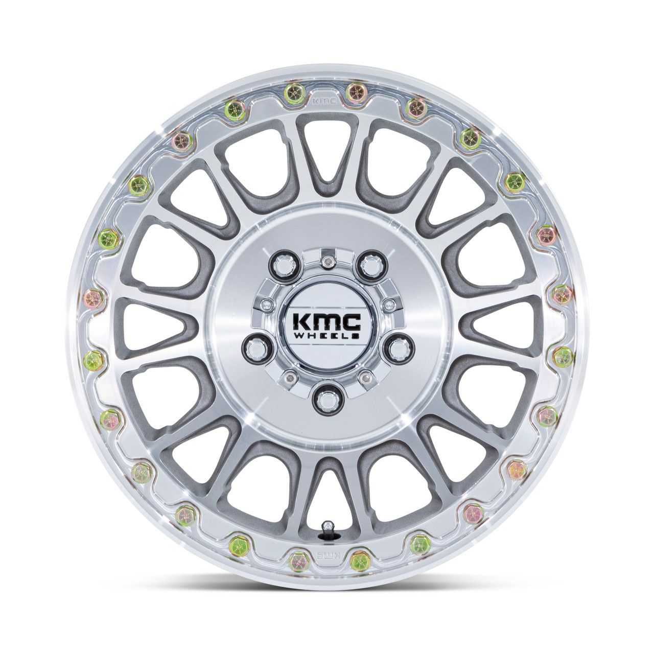 15" KMC Powersports KS239 Impact UTV Beadlock Machined 15x7 Wheel 5x4.5 38mm Rim