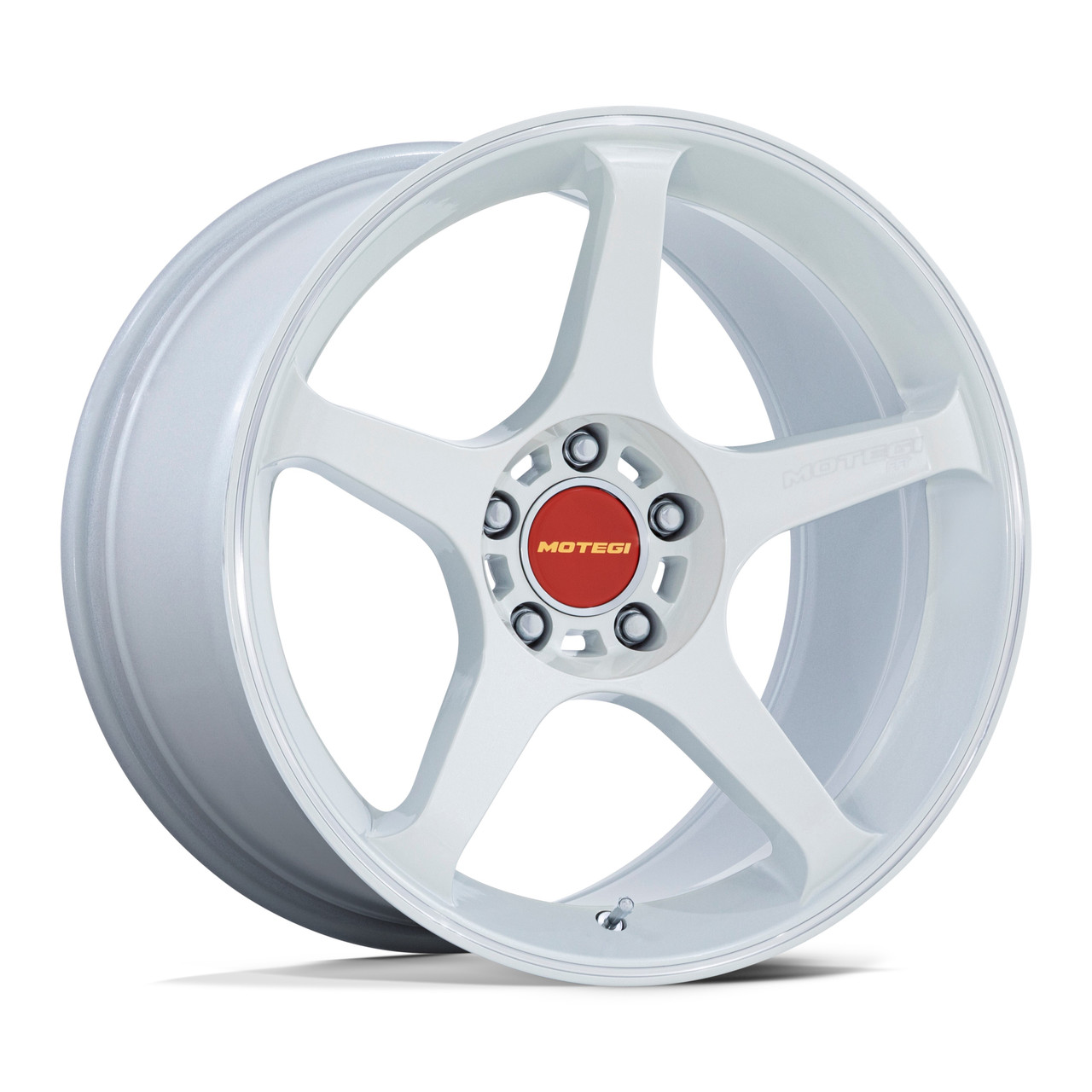 18" Motegi MR159 Battle V Matsuri White Pearl Mach Lip 18x9.5 Wheel 5x120 0mm Rim