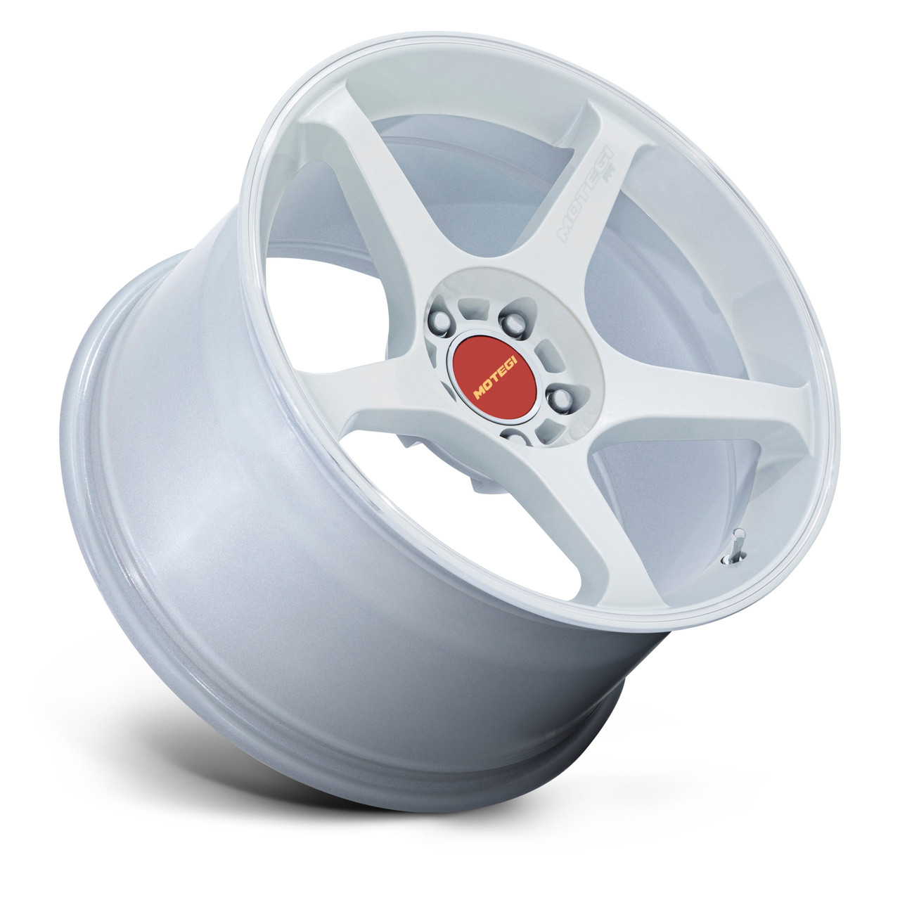 18" Motegi MR159 Battle V Matsuri White Pearl Mach Lip 18x9.5 Wheel 5x4.5 0mm Rim
