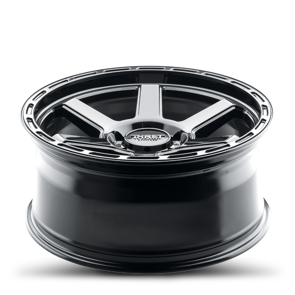 18" Thret Offroad 703 Thunder Gloss Black 18x9 Wheel 6x135 0mm Truck SUV Rim
