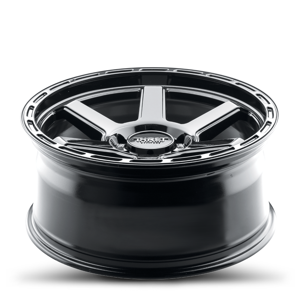 17" Thret Offroad 703 Thunder Gloss Black 17x9 Wheel 6x135 0mm Truck SUV Rim