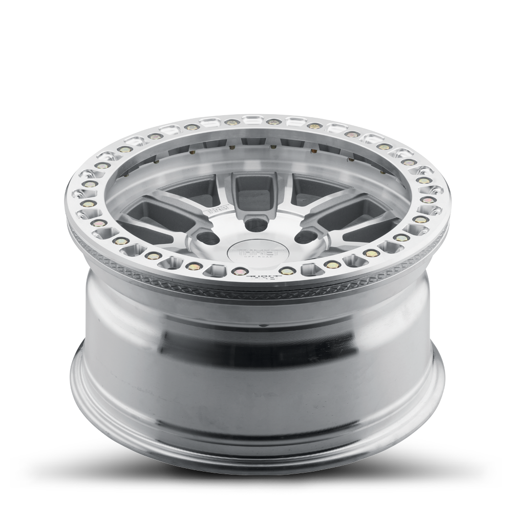 Set 4 17" Thret Offroad 602 Maze Full Machined Beadlock Ring 17x9 5x5.5 -14mm Rims