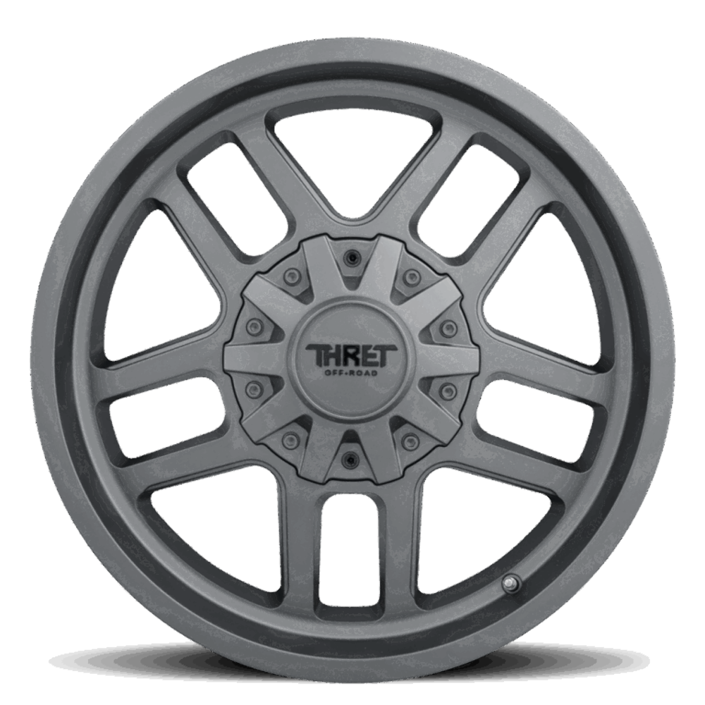 18" Thret Offroad 809 Radar Satin Grey 18x9 Wheel 6x135 6x5.5 18mm Truck SUV Rim