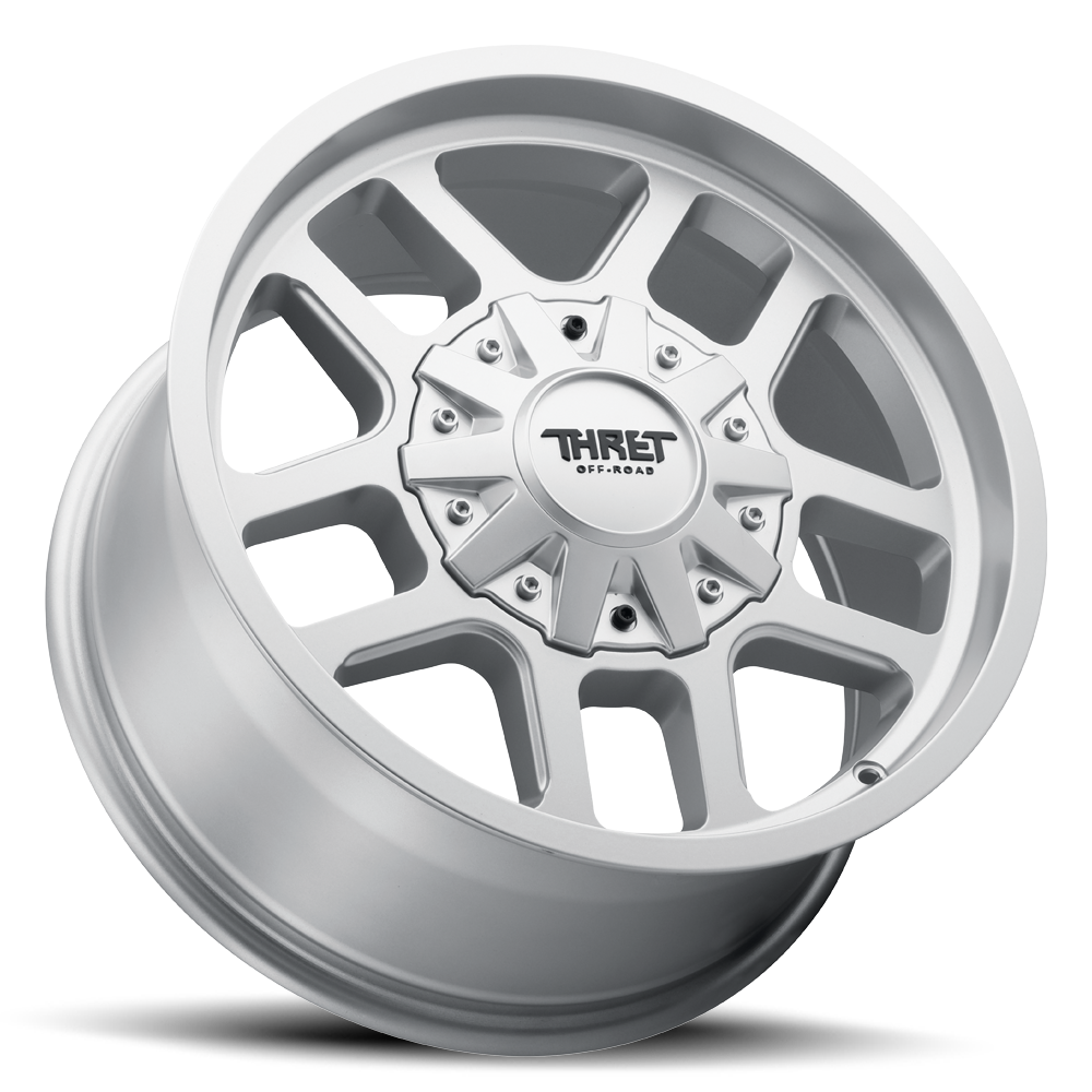 Set 4 20" Thret Offroad 809 Radar Superfinish 20x10 Wheels 8x170 -21mm Rims