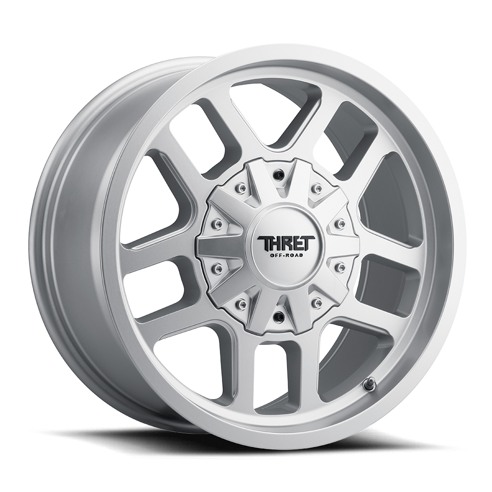 20" Thret Offroad 809 Radar Superfinish 20x10 Wheel 5x5 5x5.5 0mm Truck Rim