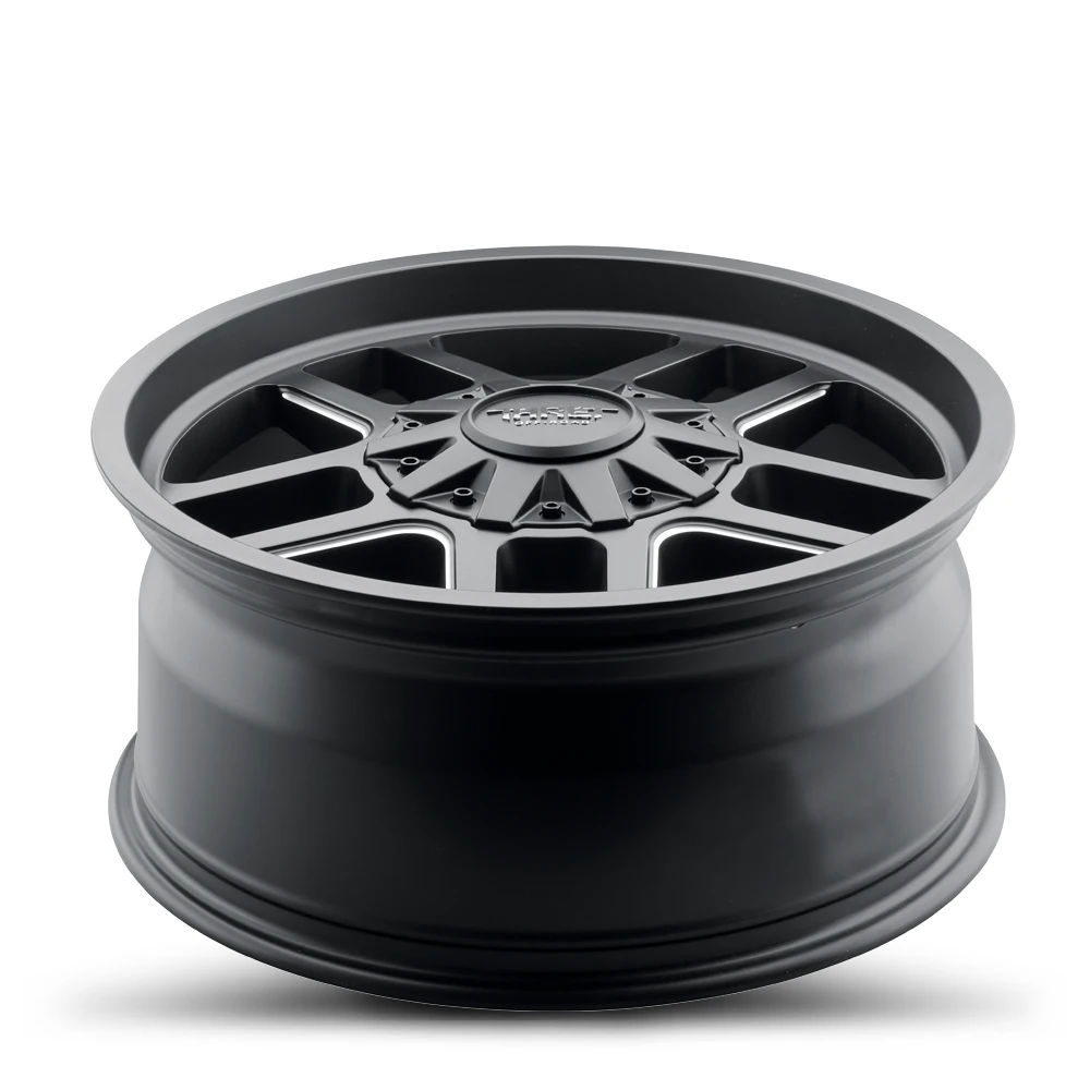 20" Thret Offroad 809 Radar Satin Black Milled 20x10 Wheel 6x135 6x5.5 -12mm Rim