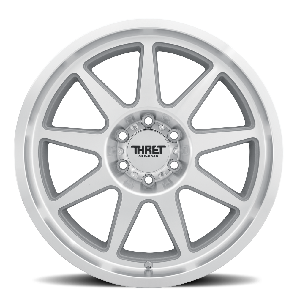 Set 4 20" Thret Offroad 705 Flood Superfinish 20x9 6x5.5 (6x139.7) 0mm Wheels