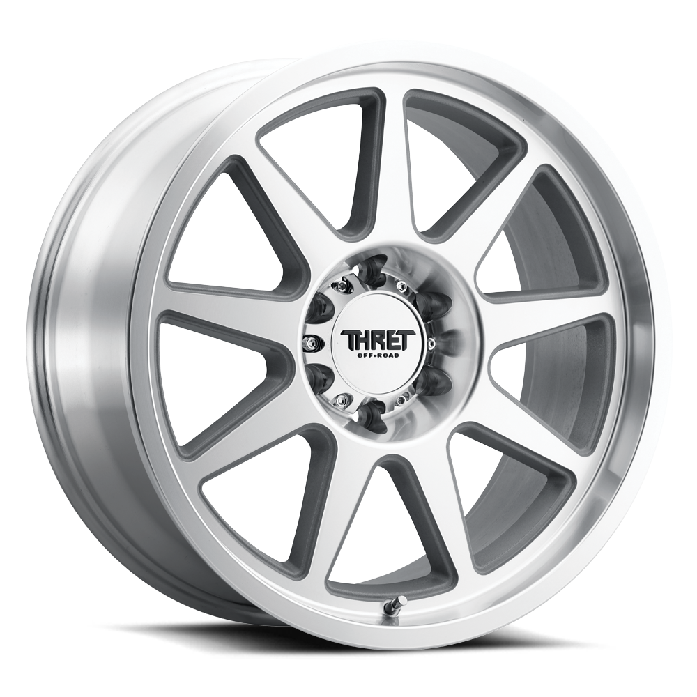 20" Thret Offroad 705 Flood Superfinish 20x9 Wheel 8x170 0mm For Ford Truck Rim